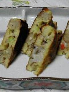 はんぺんおやき・お好み焼き風-レシピのメイン写真
