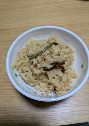 山菜炊き込みご飯-レシピのメイン写真