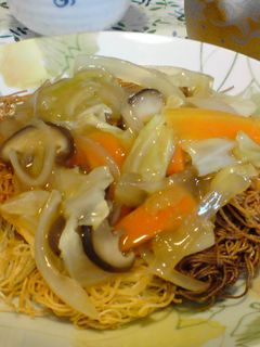 そうめんdeあんかけ堅焼きそば☆-レシピのメイン写真