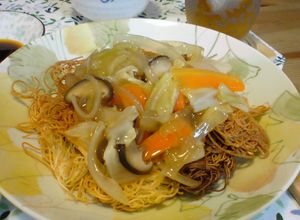 そうめんｄｅあんかけ堅焼きそば☆-レシピのメイン写真