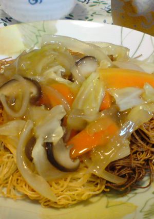 そうめんｄｅあんかけ堅焼きそば☆-レシピのメイン写真