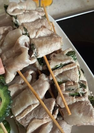 豚ロース生姜焼き用肉の大葉巻き-レシピのメイン写真
