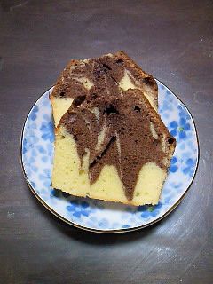 マーブルパウンドケーキ-レシピのメイン写真