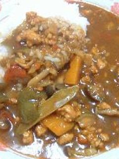 鶏ミンチで作る野菜カレー♪-レシピのメイン写真