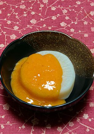 柿味噌のふろふき大根-レシピのメイン写真
