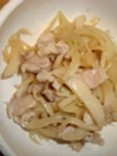 塩ブタと大根皮のきんぴら-レシピのメイン写真