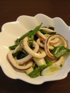 早!!イカとネギのマヨ炒め-レシピのメイン写真