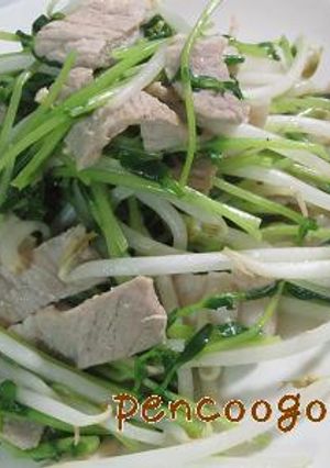 シャキシャキ!!豆苗もやし炒め-レシピのメイン写真