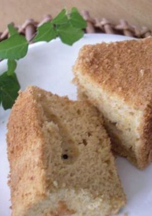 しっとり　豆腐ときなこのシフォンケーキ-レシピのメイン写真