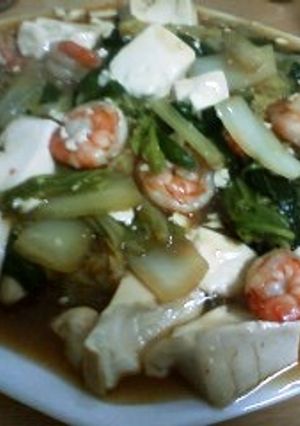エビニラ豆腐-レシピのメイン写真