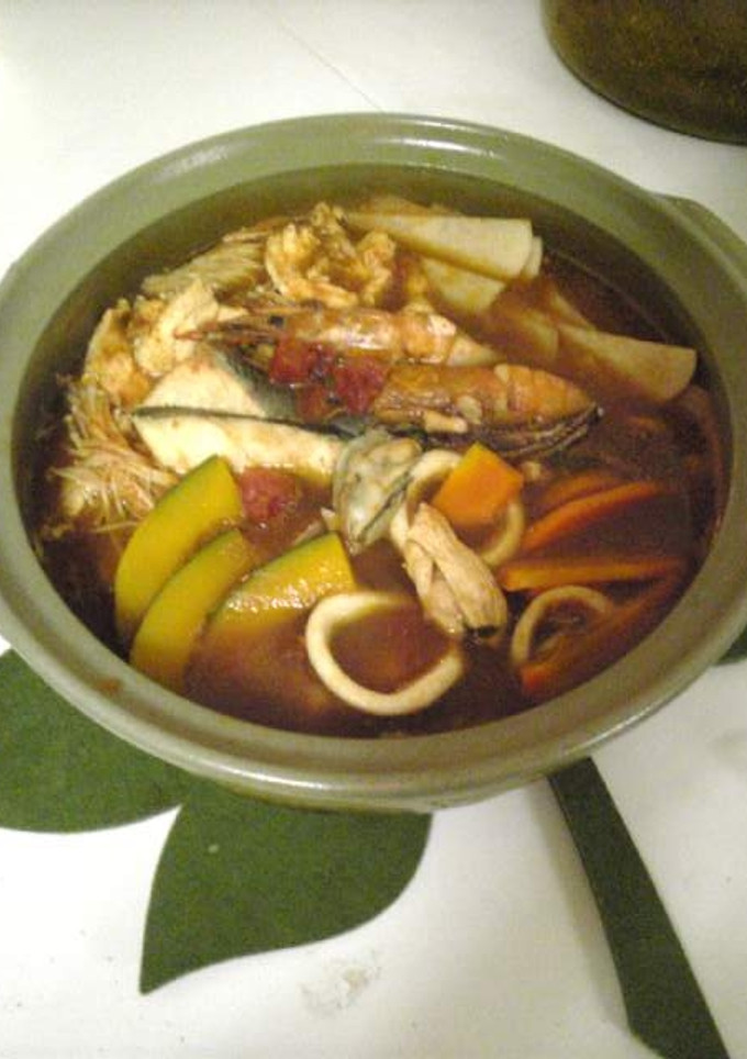 コクうま魚介のトマト鍋-レシピのメイン写真