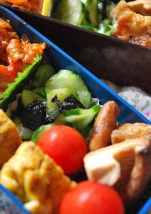 お弁当の小さなおかず4きゅうりの即席漬物-レシピのメイン写真
