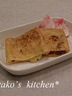 パパッとおつまみ!油揚げ焼き-レシピのメイン写真