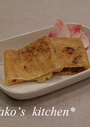 パパッとおつまみ！油揚げ焼き-レシピのメイン写真