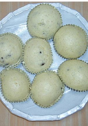 ホットケーキミックスで簡単蒸しパン-レシピのメイン写真