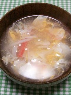 簡単★かにかまと卵スープ-レシピのメイン写真
