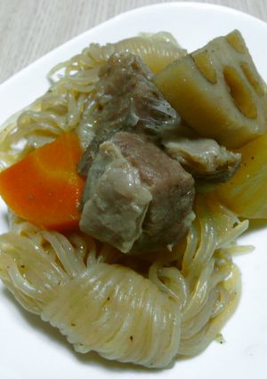 ヤーコンの煮物-レシピのメイン写真