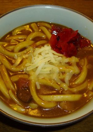 レトルトカレーでカレーうどん-レシピのメイン写真