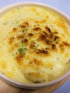 鶏ハムポテト✿マカロニ✿バジルグラタン-レシピのメイン写真