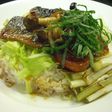 さんまの蒲焼と焼野菜丼