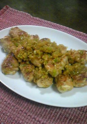 豚巻き豆腐のネギ塩焼-レシピのメイン写真