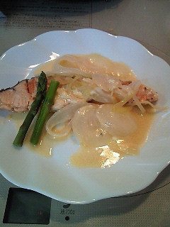 鮭と玉ねぎのマヨ蒸し-レシピのメイン写真