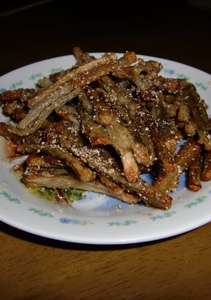 もっと食べたい♪ごぼうの揚げ煮-レシピのメイン写真