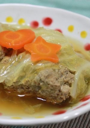♪圧力鍋♪簡単　巻かずにロールキャベツ風-レシピのメイン写真