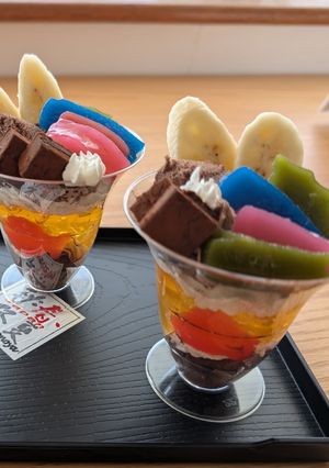 鯉のぼりのチョコレートパフェ♪-レシピのメイン写真