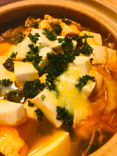 プチッと鍋●鶏肉のキムチーズ鍋-レシピのメイン写真
