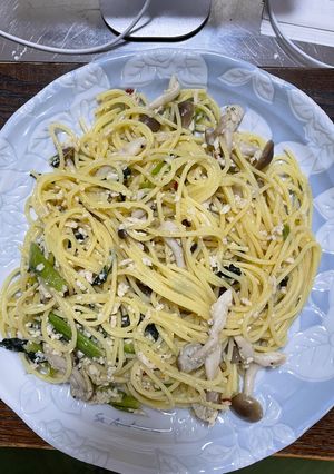 簡単！ズボラ飯！青じそのペペロンチーノ-レシピのメイン写真