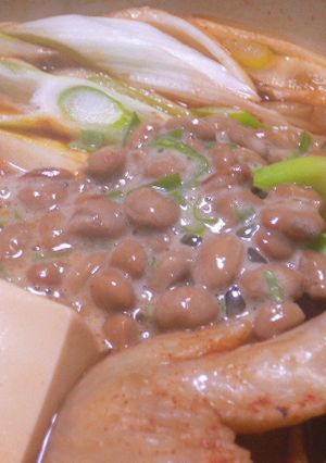 手羽の純豆腐チゲ納豆のせ-レシピのメイン写真