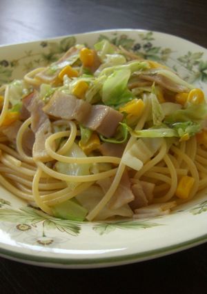 キャベツとベーコンの中華風スパゲッティ-レシピのメイン写真