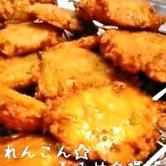 รูปของ れんこんモチサク揚げ