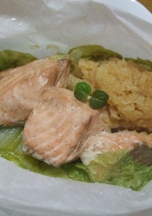 レンジで簡単、変わりチャンチャン焼き♪-レシピのメイン写真