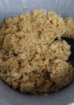ぶりのあらの煮汁リメイクの炊き込みご飯-レシピのメイン写真