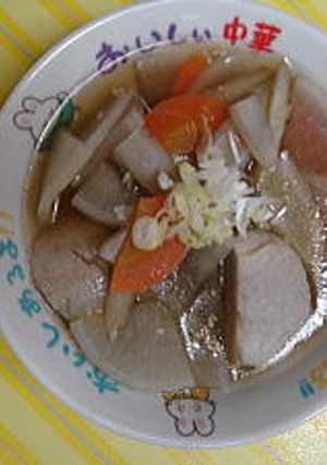 レンジ活用で簡単根菜汁-レシピのメイン写真