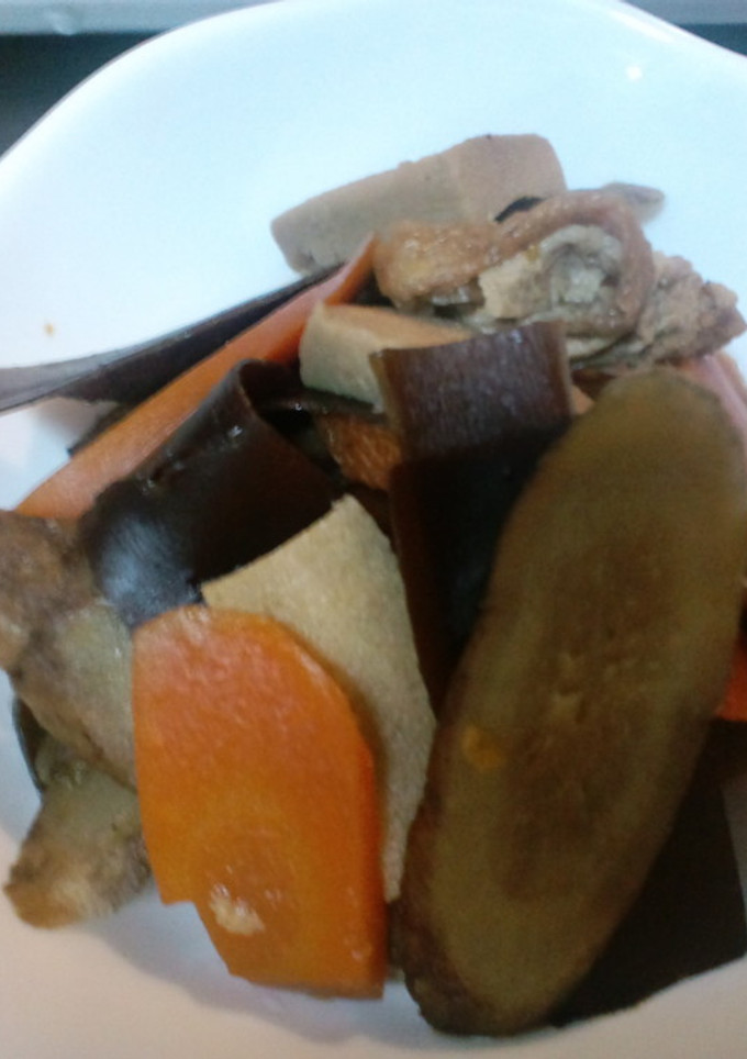 ごぼうと昆布の煮物-レシピのメイン写真