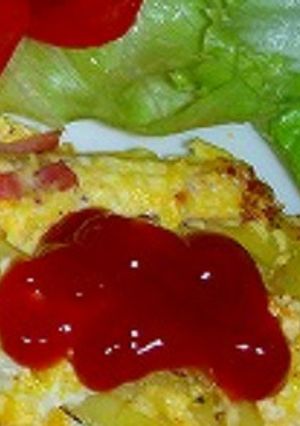 ポテトオムレツ-レシピのメイン写真