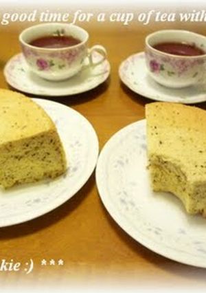 超しっとり♡紅茶シフォンケーキ -レシピのメイン写真