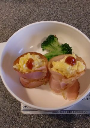 子供も飛びつく!オムライスベーコン軍艦*-レシピのメイン写真