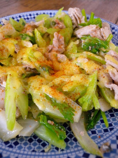 セロリと豚肉の炒め物 ~アンチョビ風味~-レシピのメイン写真