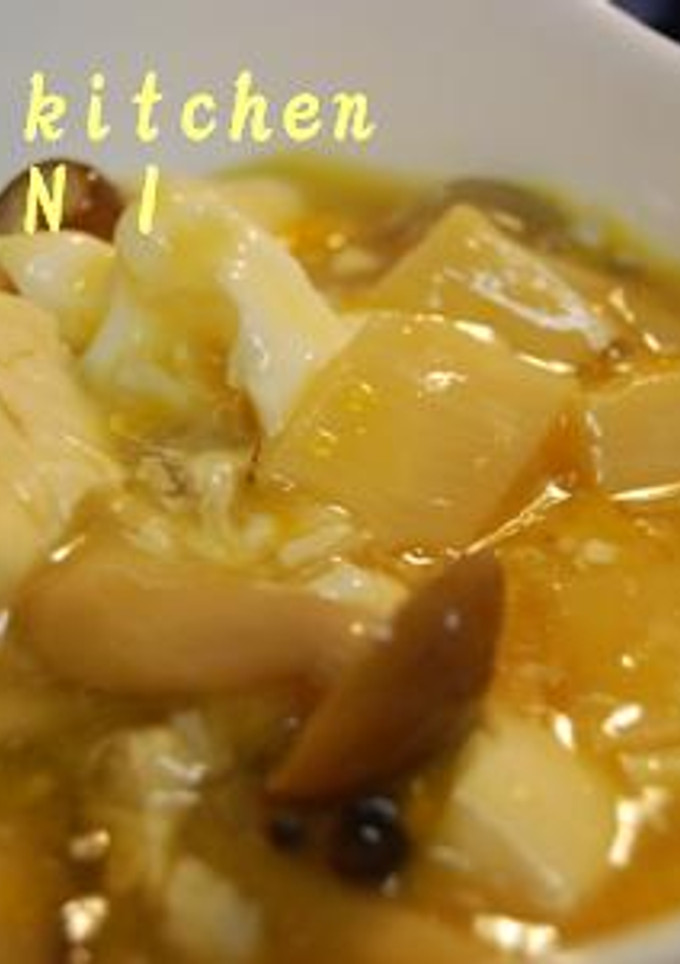 豆腐ときのこのあんとじ♪-レシピのメイン写真