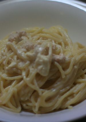 クリームチーズとたらこのパスタ-レシピのメイン写真