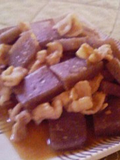 ♪こんにゃくと豚こまの味噌いため♪-レシピのメイン写真