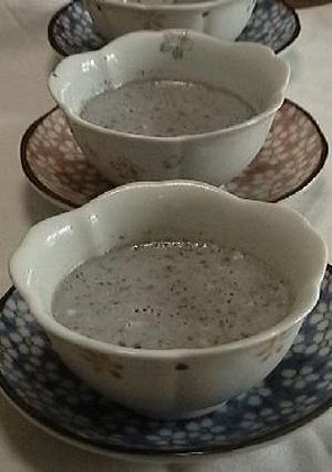 黒胡麻のパンナコッタ-レシピのメイン写真