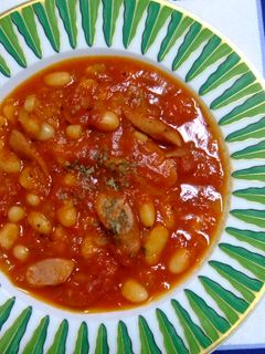 大豆(缶詰)とソーセージのトマト煮-レシピのメイン写真