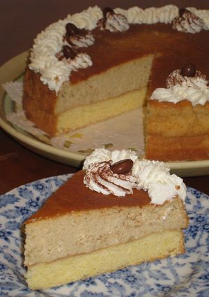 コーヒー風味のふんわり焼チーズケーキ-レシピのメイン写真