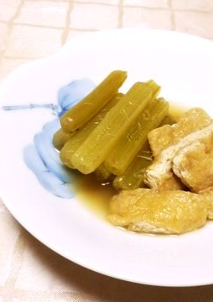 ふきとお揚げの炊いたん-レシピのメイン写真