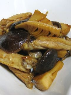 鶏手羽としいたけの照り煮-レシピのメイン写真
